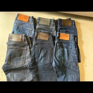 6 pack Naked and Famous jeans size 28